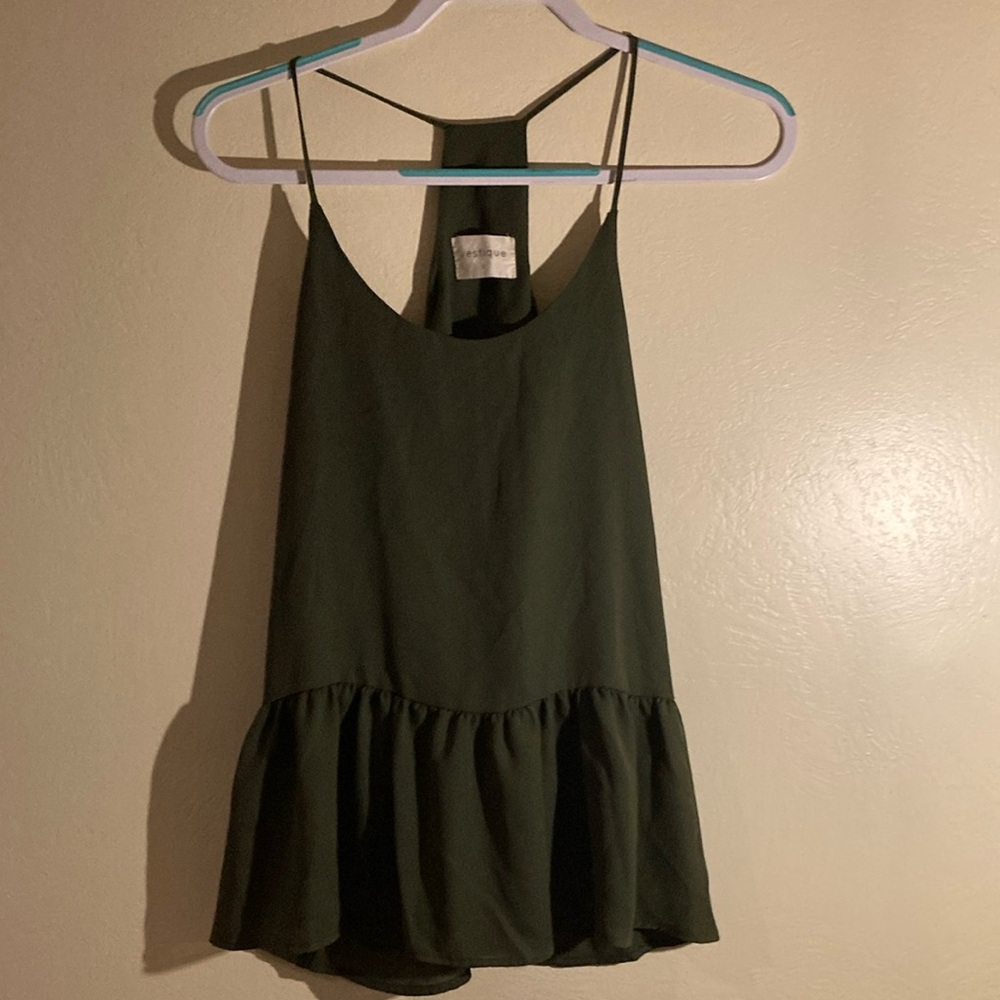 Dark Green, vestique, Small